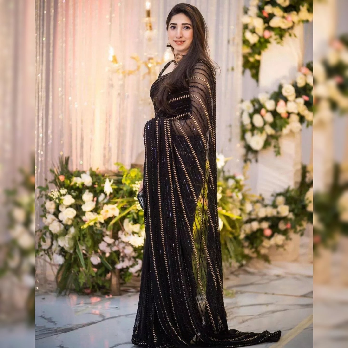 Maryam Nafees Saree