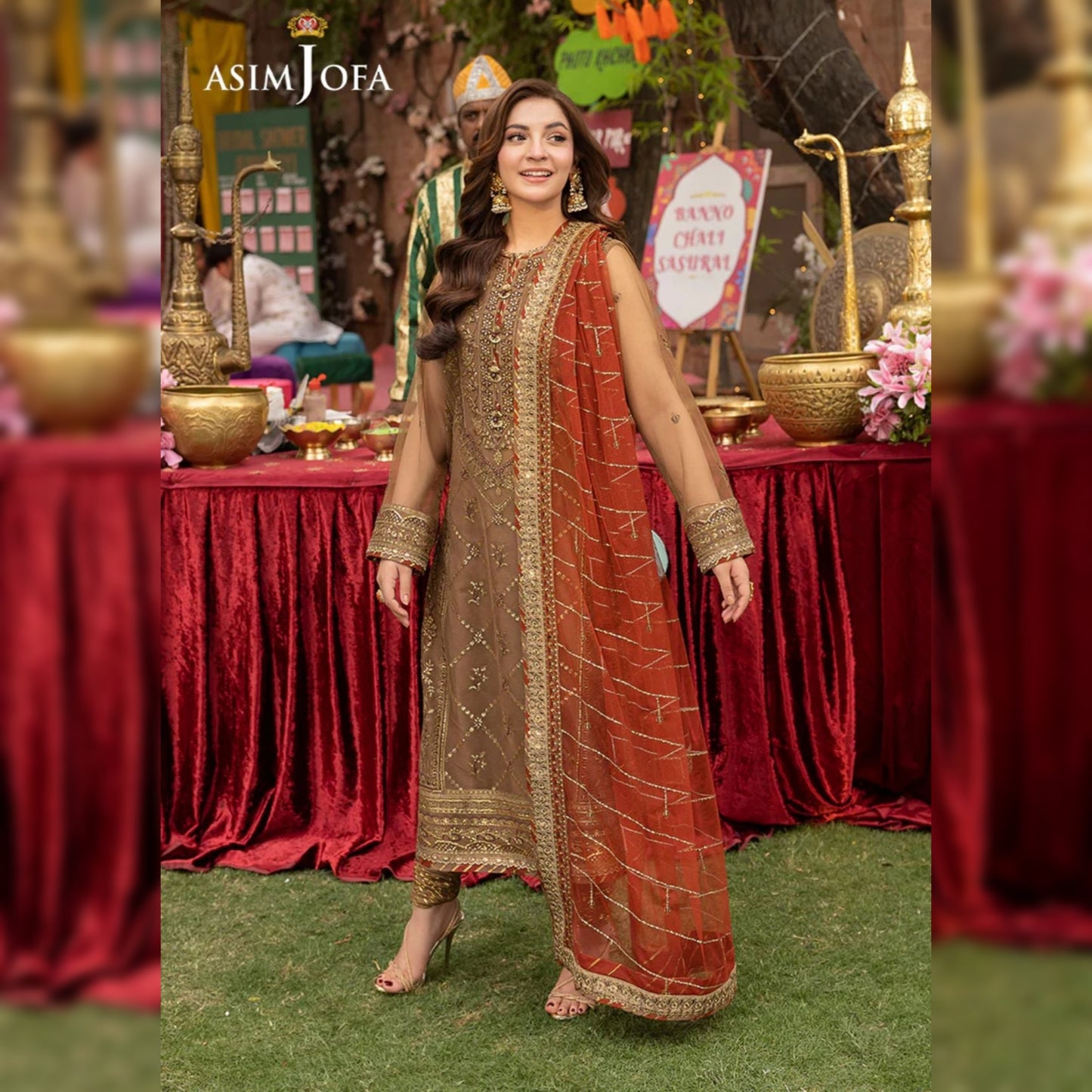 Asim Jofa Chiffon Fancy