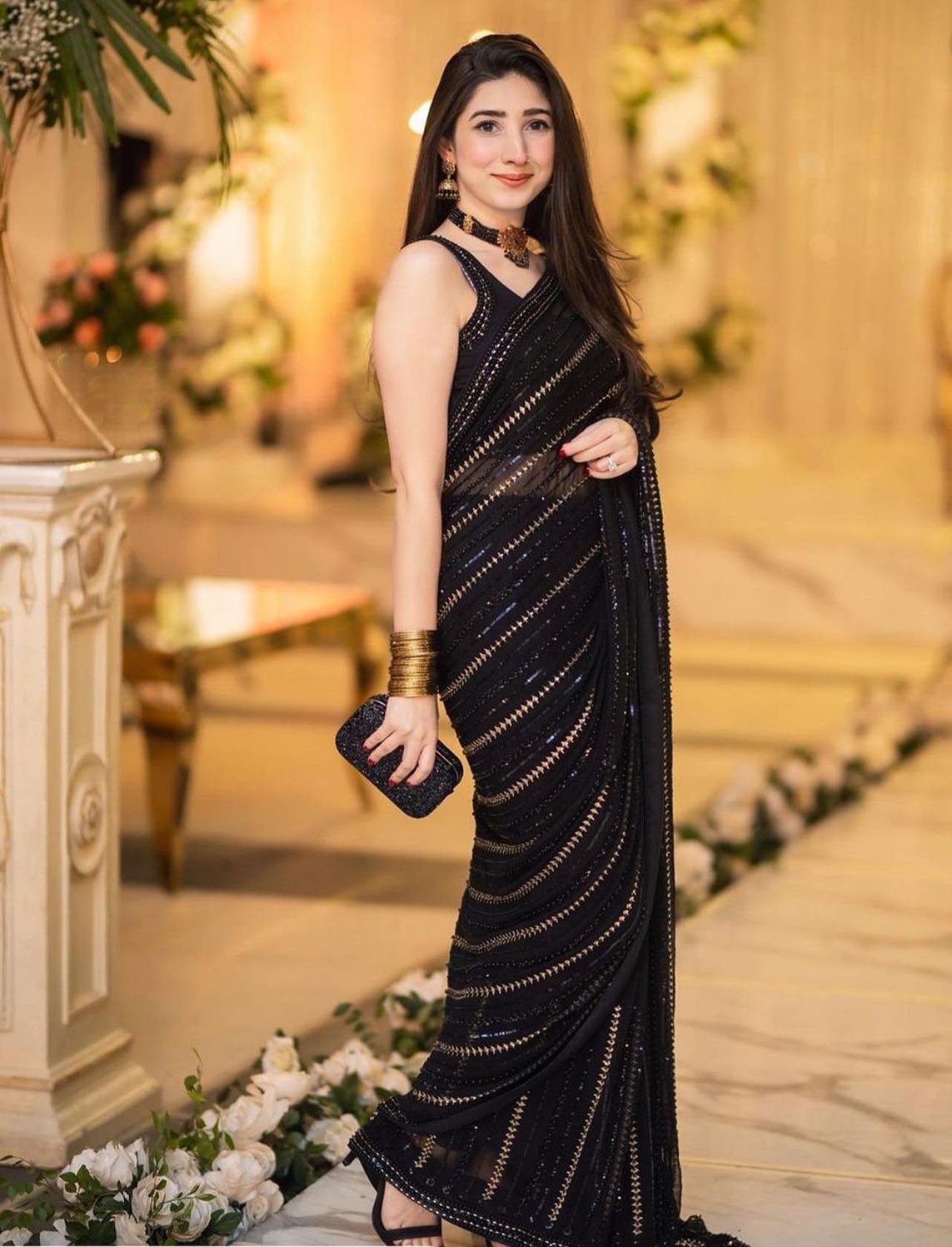 Maryam Nafees Saree