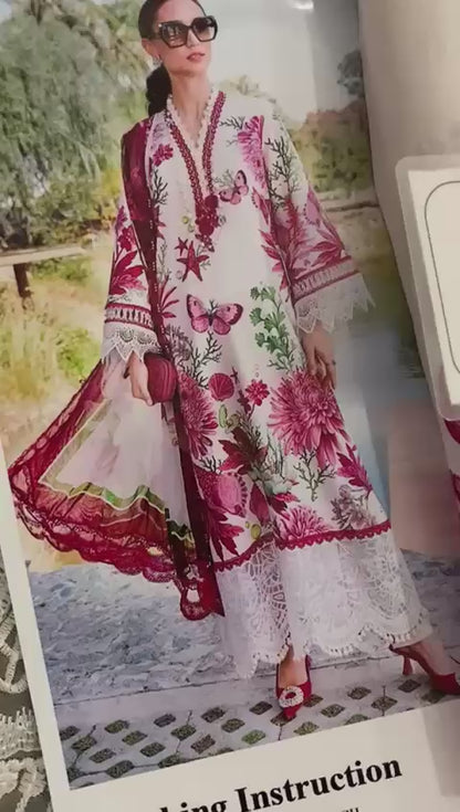 M Print Lawn Fancy