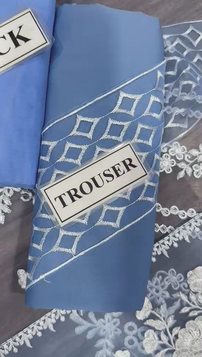Azure Organza Fancy
