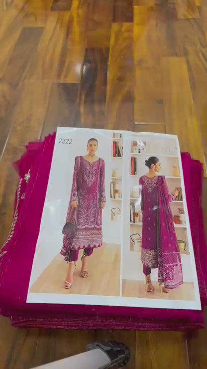 Gulaal Chiffon Fancy