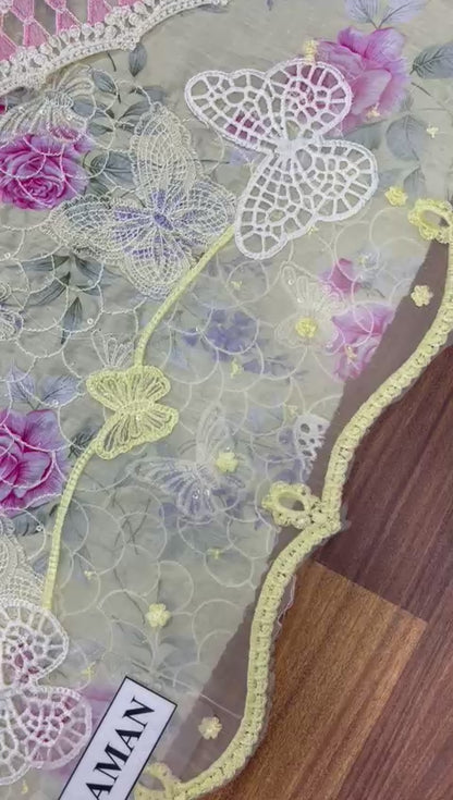 M Print Lawn Fancy