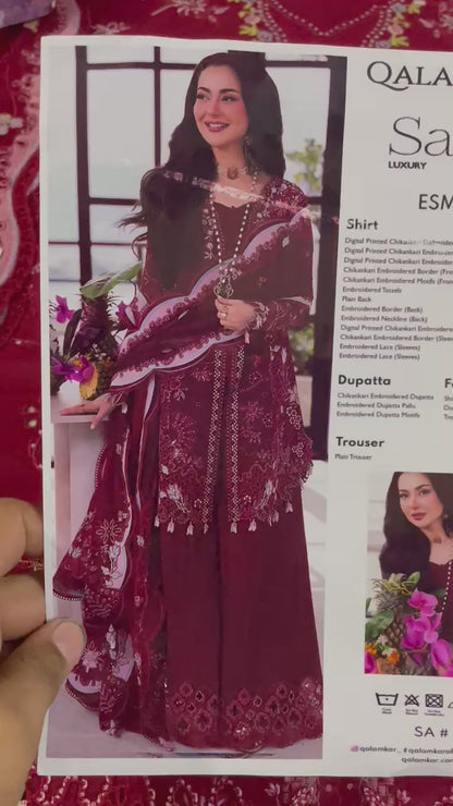 Qalamkar Lawn Fancy