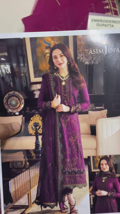 Asim Jofa Chiffon Fancy