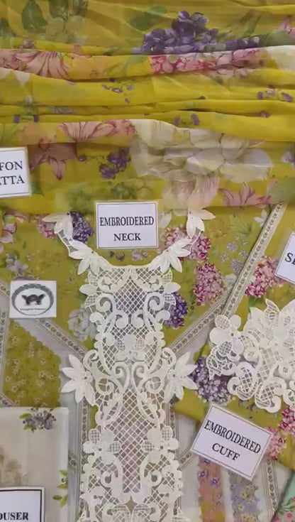 M Print Lawn Fancy