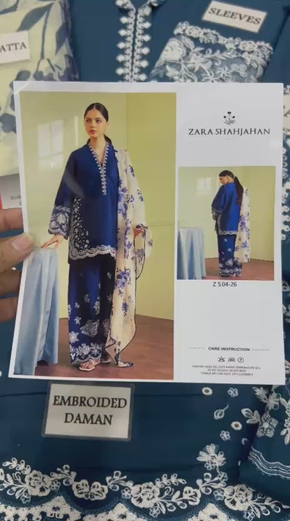Zara Shahjahan Lawn Fancy