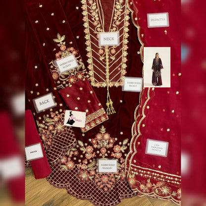 Emaan Adeel Velvet Fancy