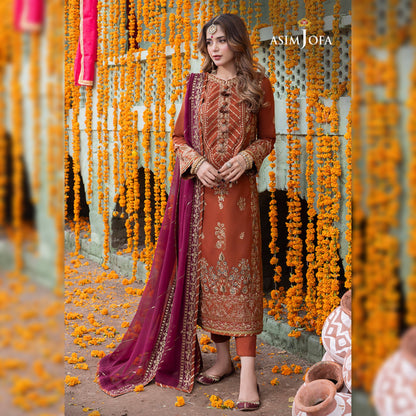 Asim Jofa Chiffon Fancy