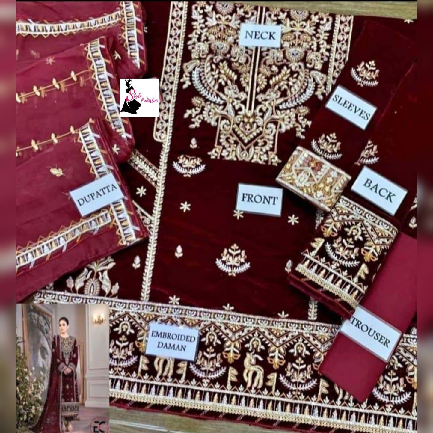 Asim Jofa Velvet Fancy