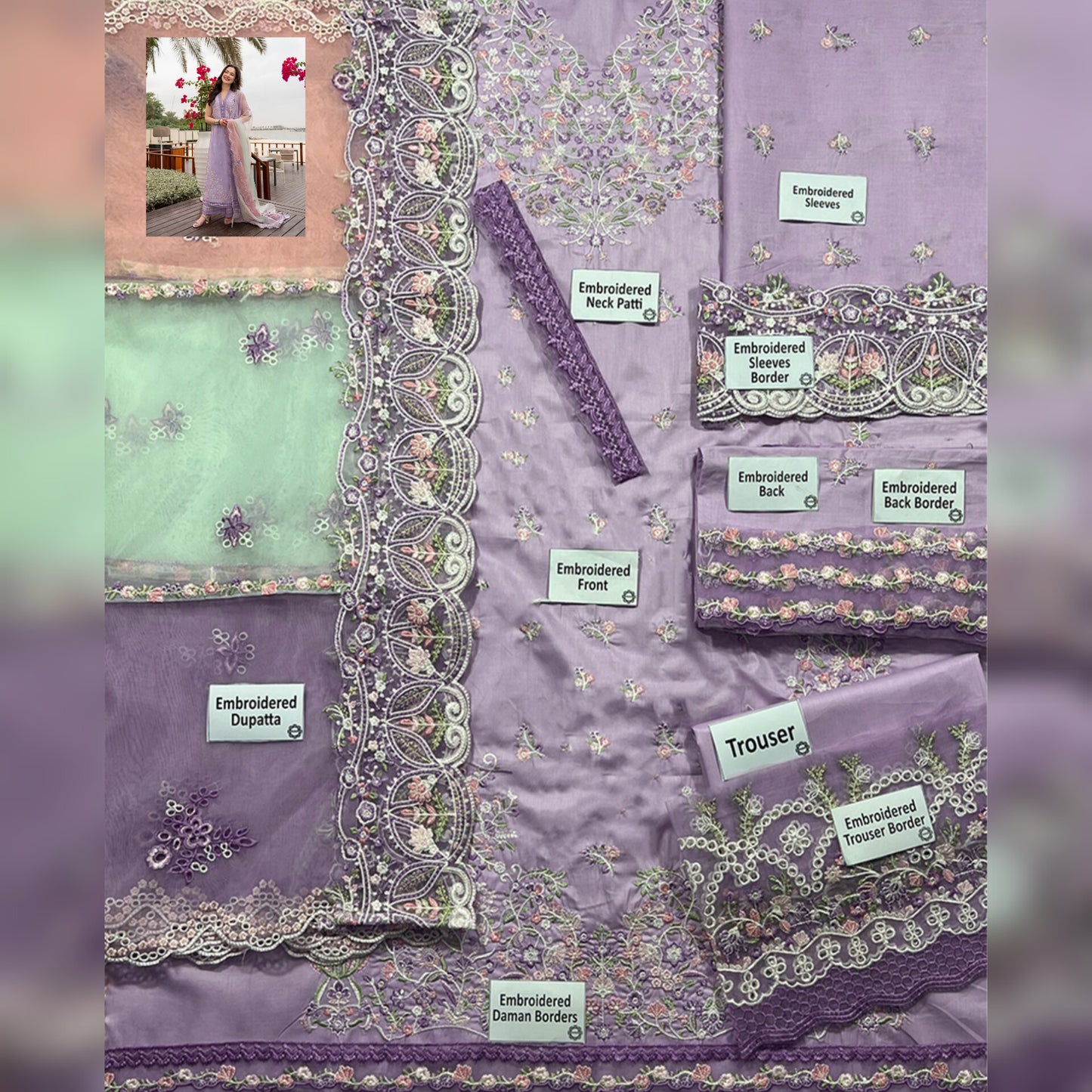 Faiza Saqlain Lawn Fancy