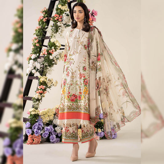 M Print Lawn Fancy