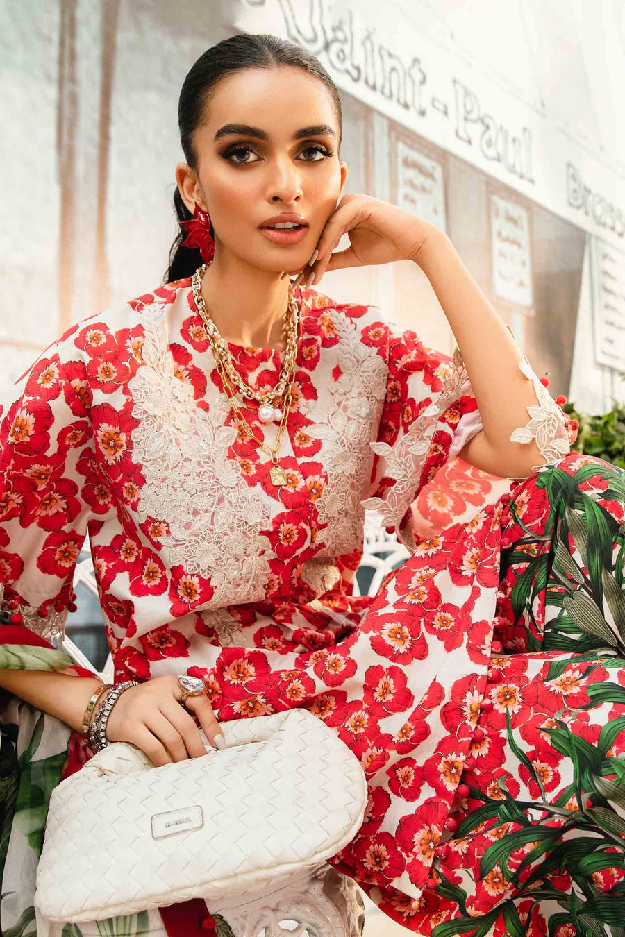 M Print Lawn Fancy