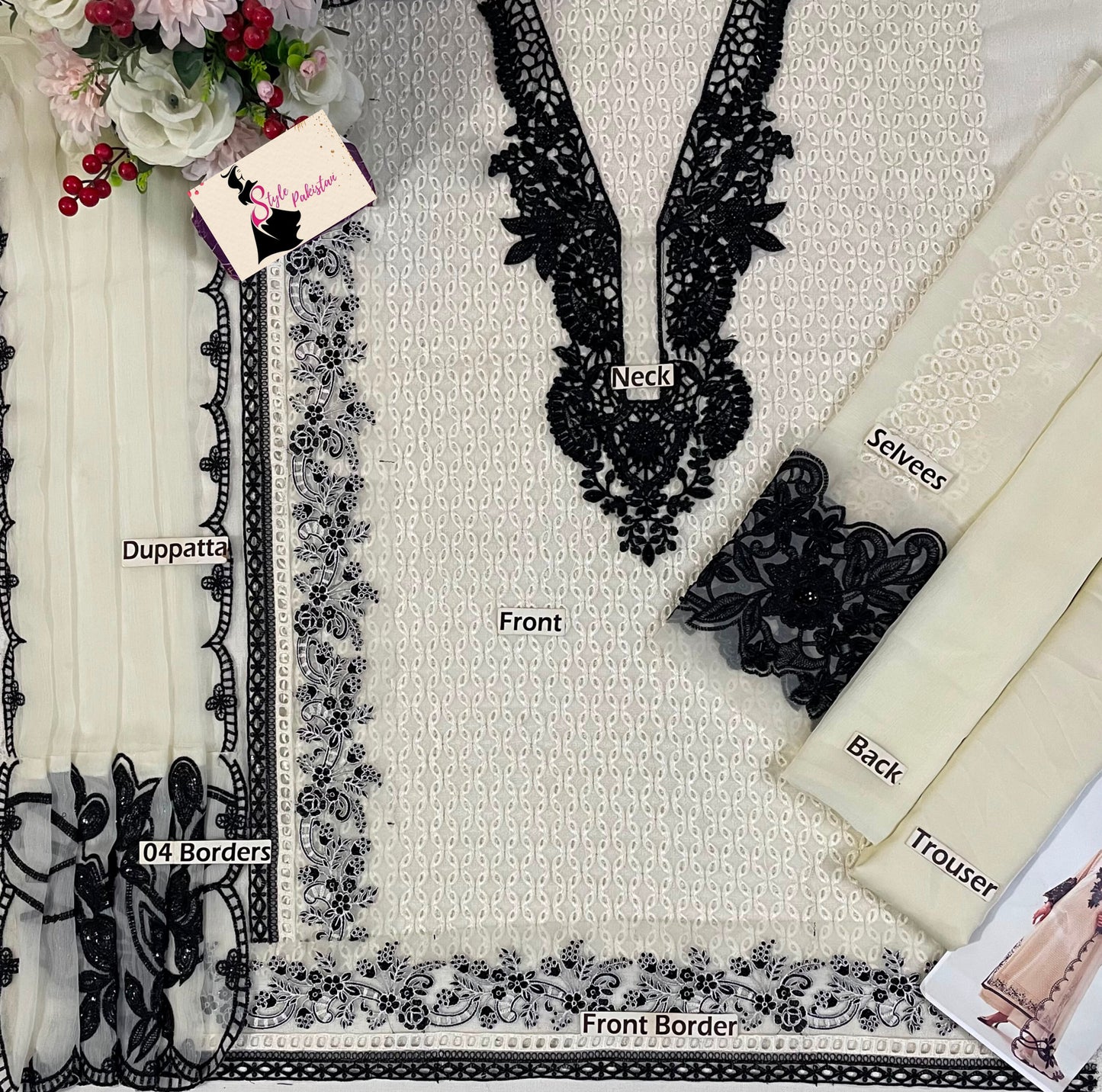 Maria B Chiffon Fancy
