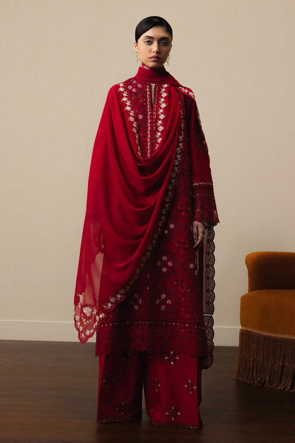 Zara Shahjahan Lawn Fancy