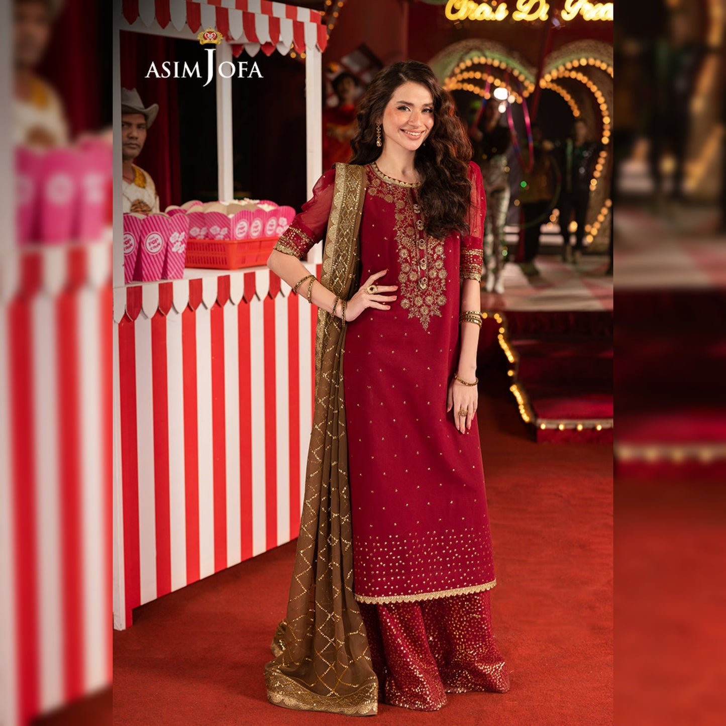 Asim Jofa Chiffon Fancy