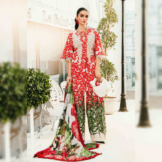 M Print Lawn Fancy