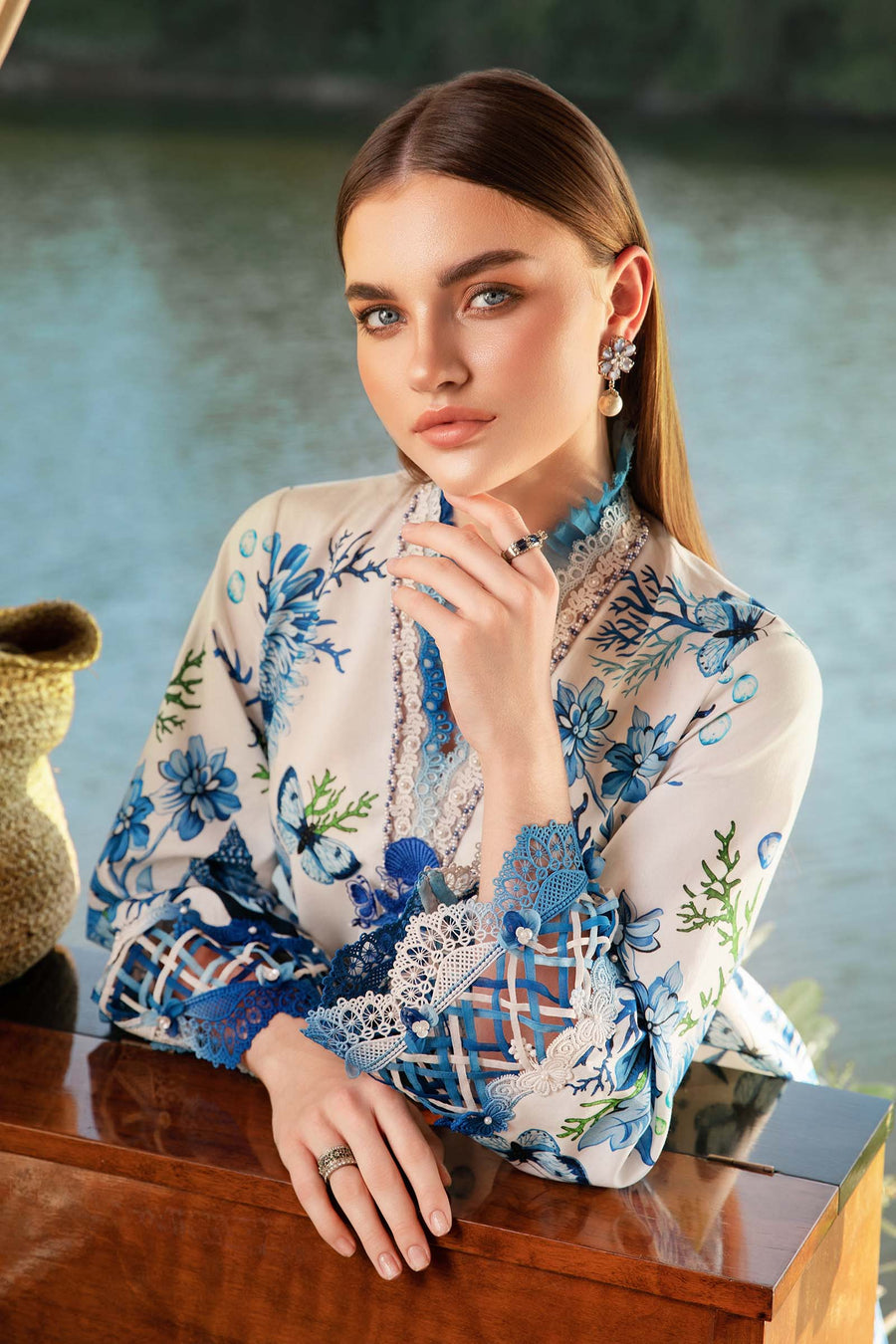 M Print Lawn Fancy