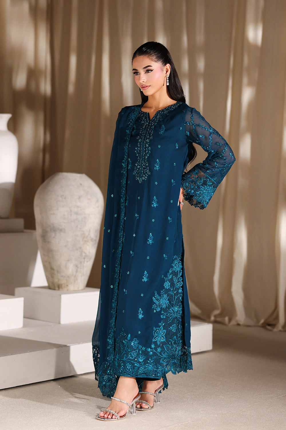 Azure Chiffon Fancy