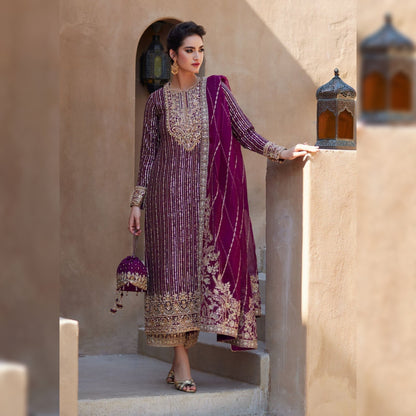 Kanwal Malik Chiffon Fancy