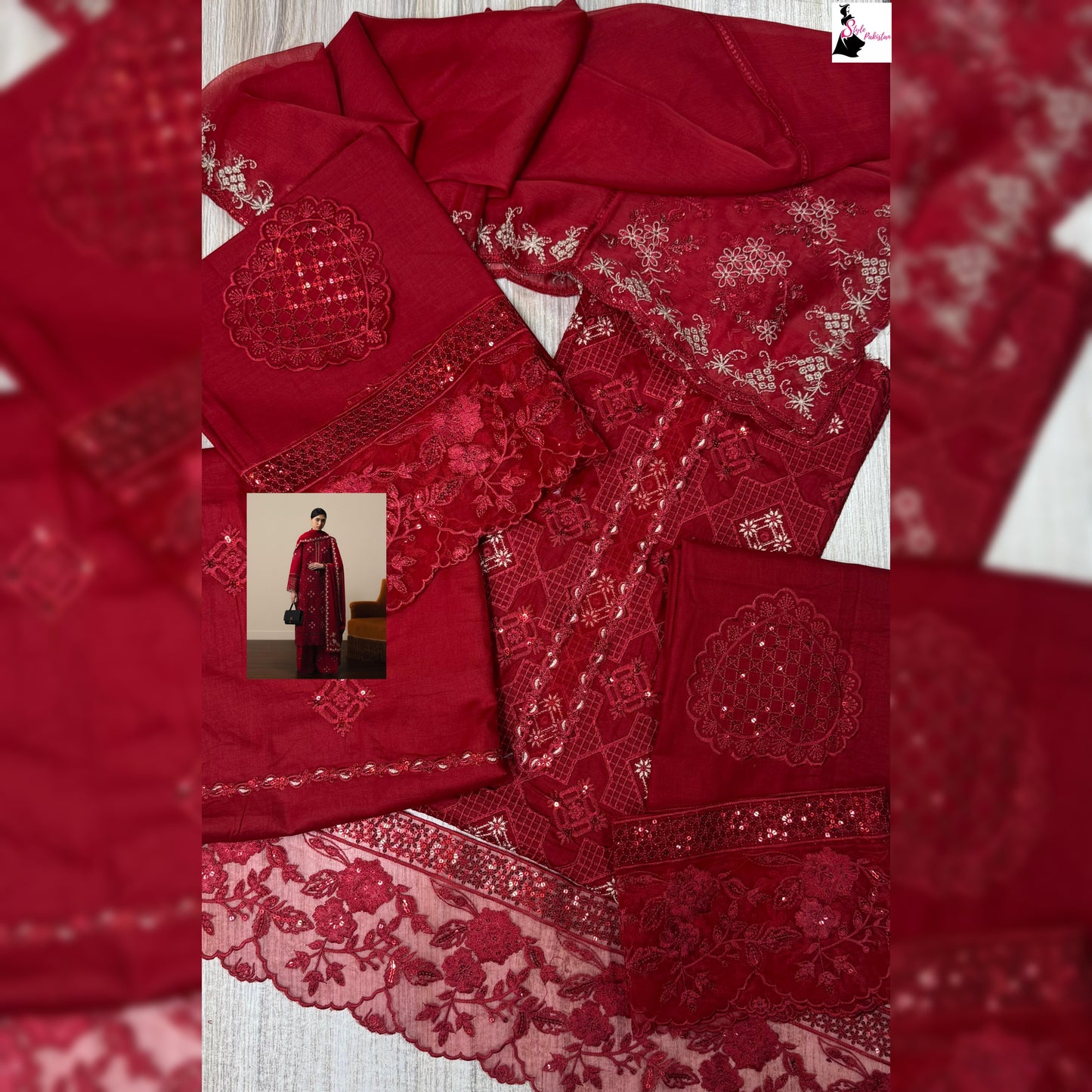 Zara Shahjahan Lawn Fancy