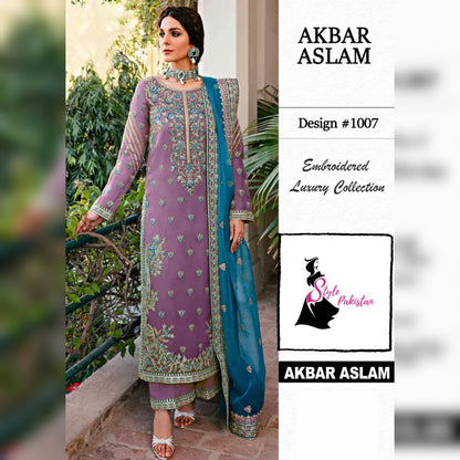 Akbar Aslam Organza Fancy