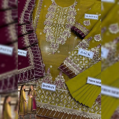 Asim Jofa Chiffon Fancy