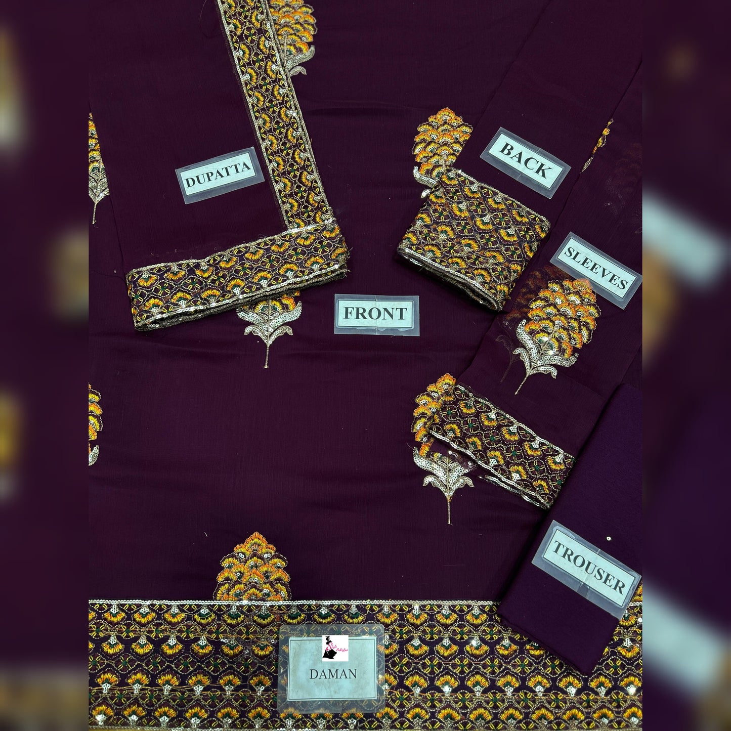 Meeral Chiffon Fancy