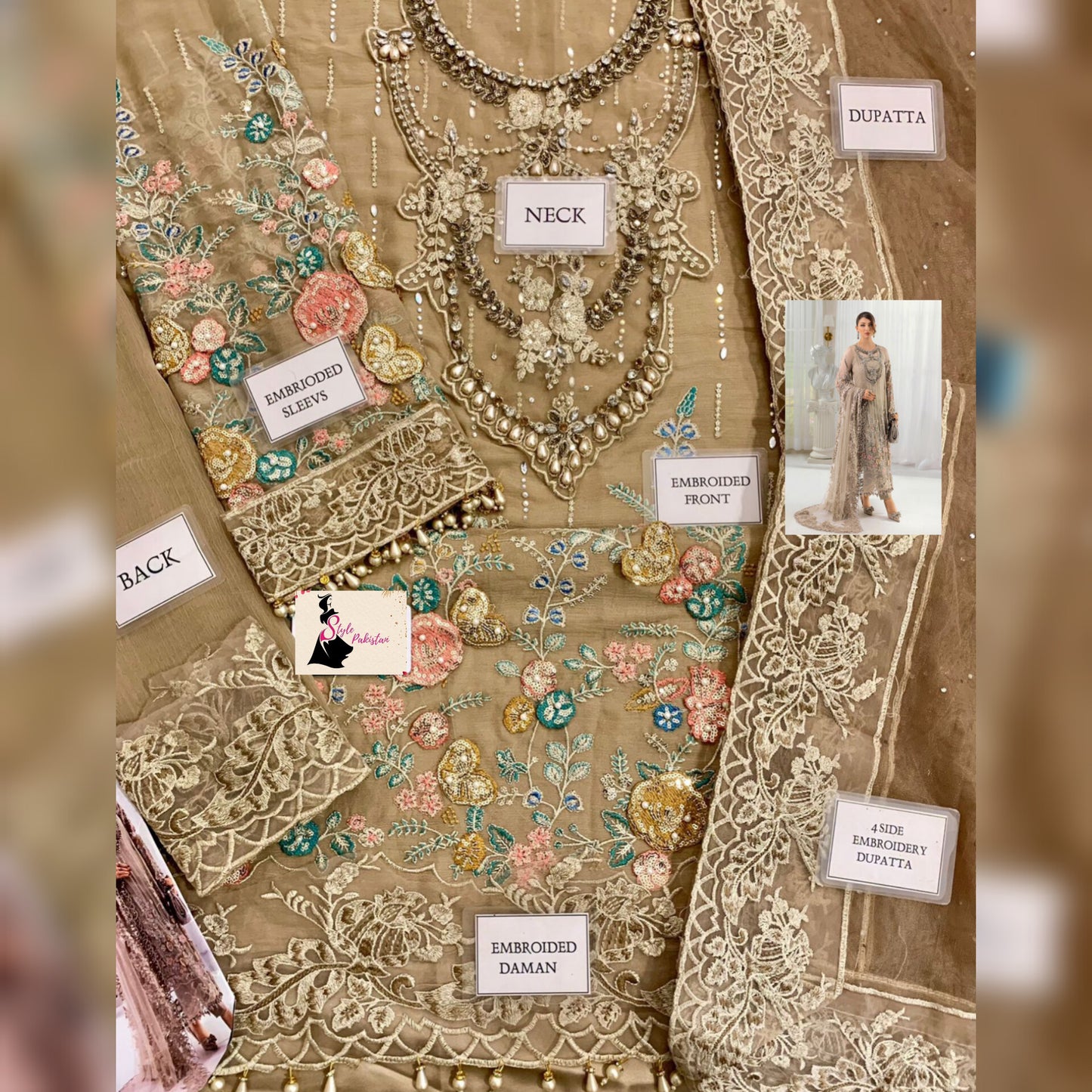 Maria B Chiffon Fancy