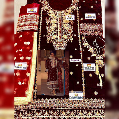 Annus Abrar Velvet Fancy