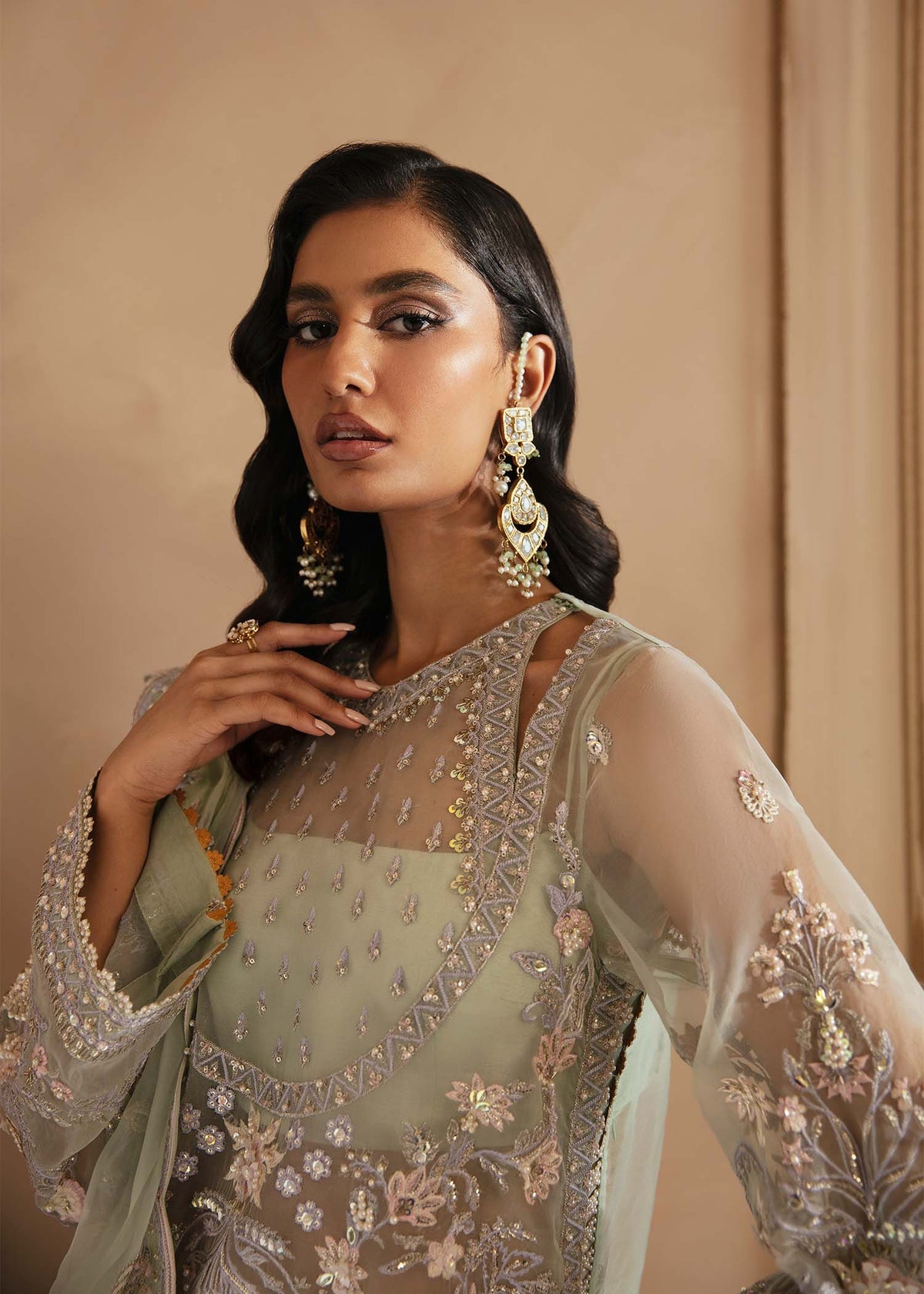 Akbar Aslam Organza Fancy