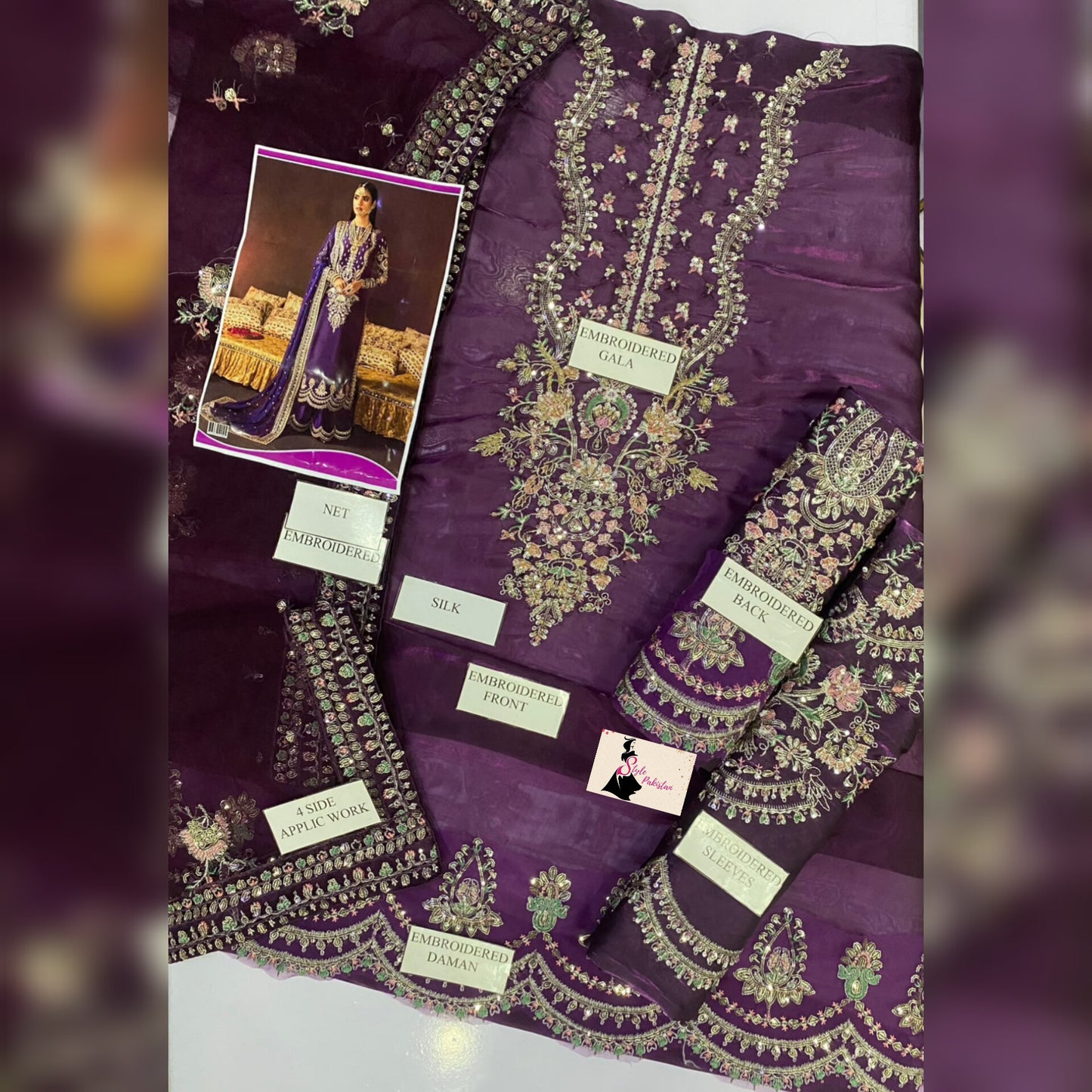 Afrozeh Chiffon Fancy