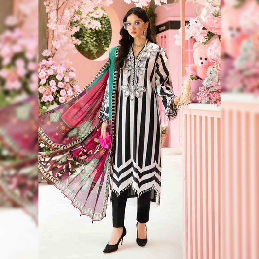 M Print Lawn Fancy