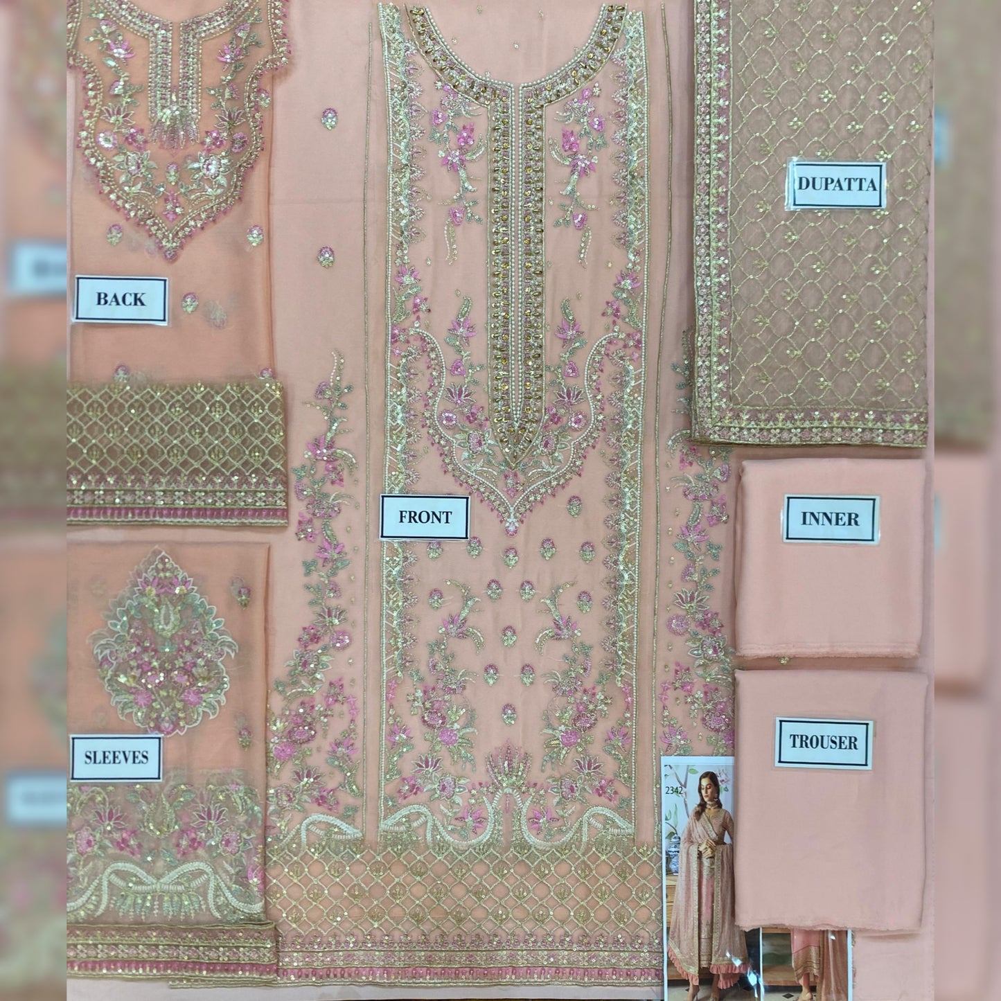 Gulaal Chiffon Fancy
