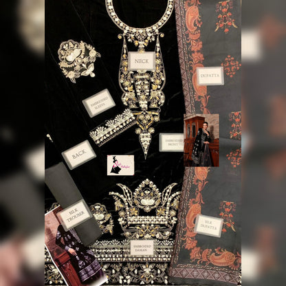 Saadia Asad Velvet Fancy