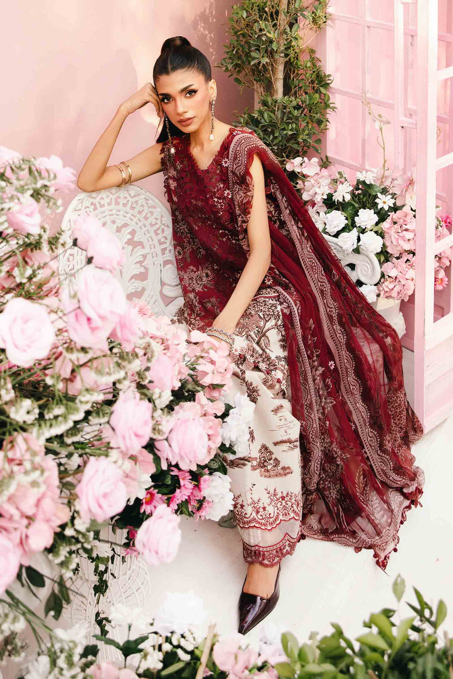 M Print Lawn Fancy