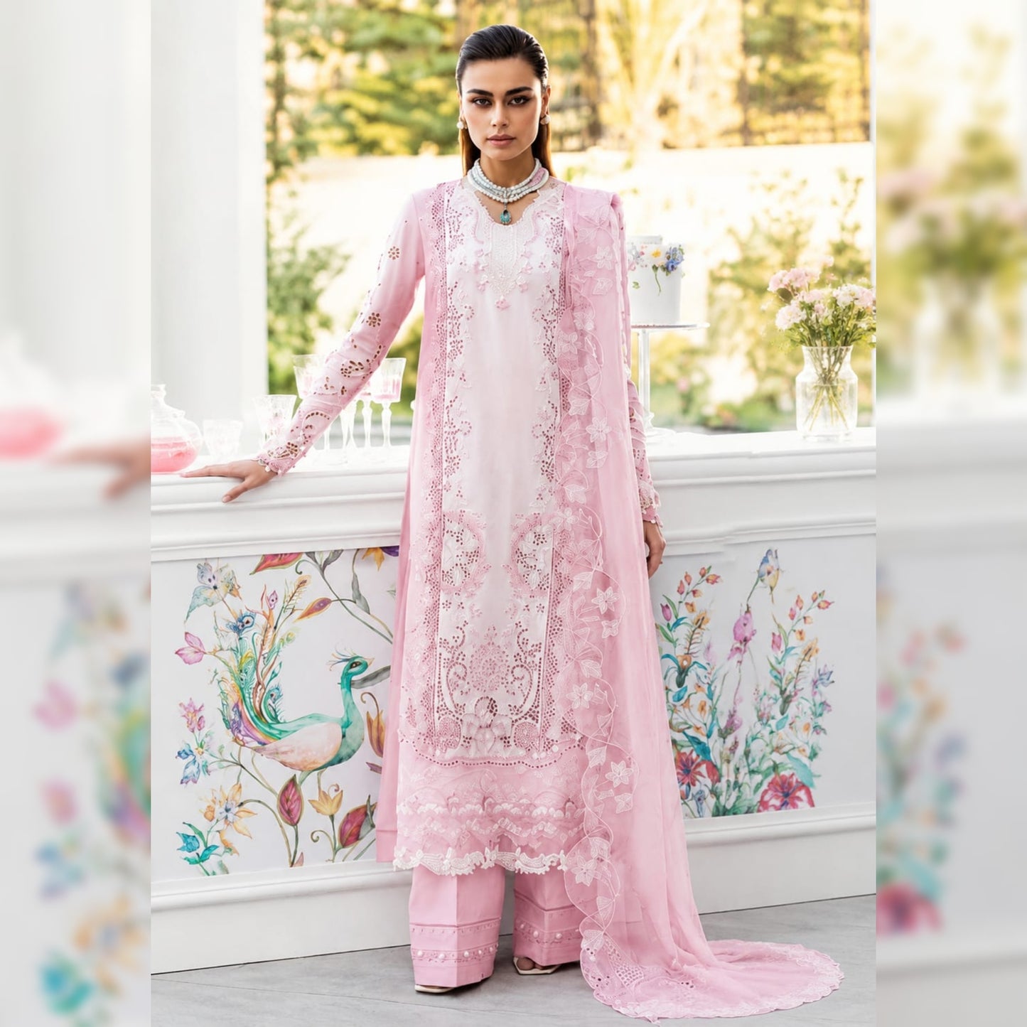 Qalamkar Lawn Fancy