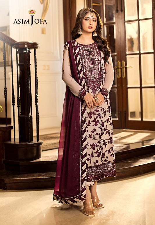 Asim Jofa Chiffon Fancy