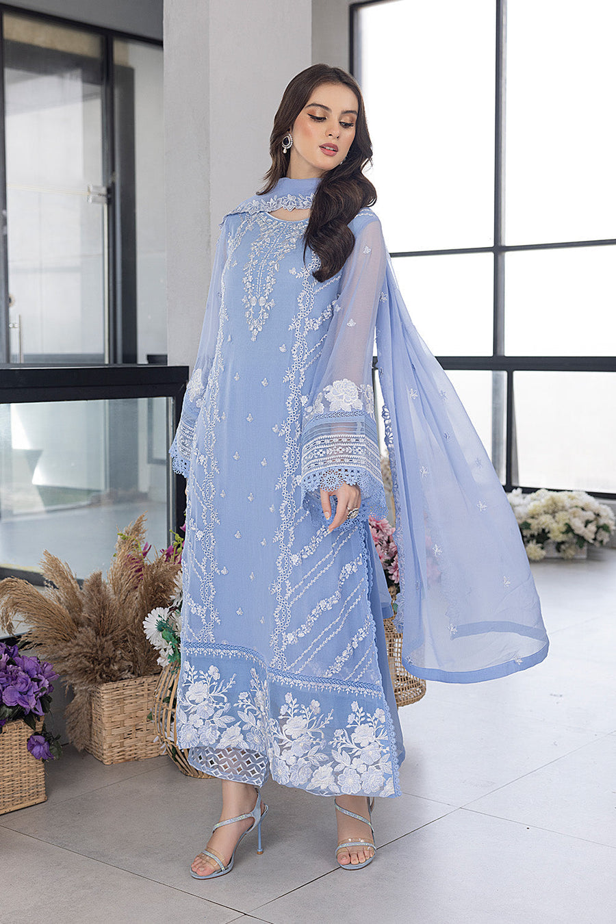 Azure Organza Fancy