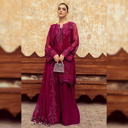 Qalamkar Chiffon Fancy