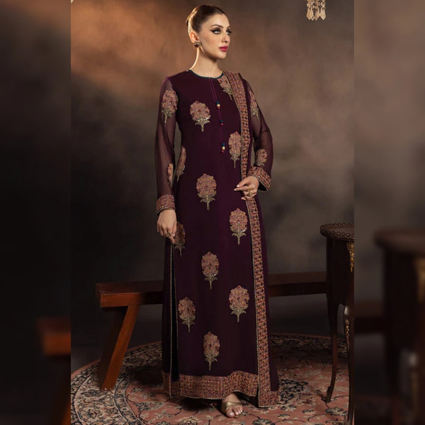 Meeral Chiffon Fancy