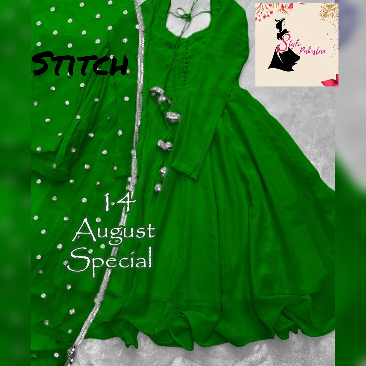 Stitch Azaadi Chiffon Fancy