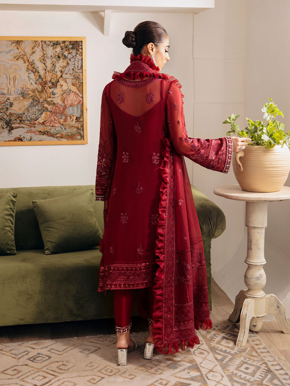 Gulaal Chiffon Fancy