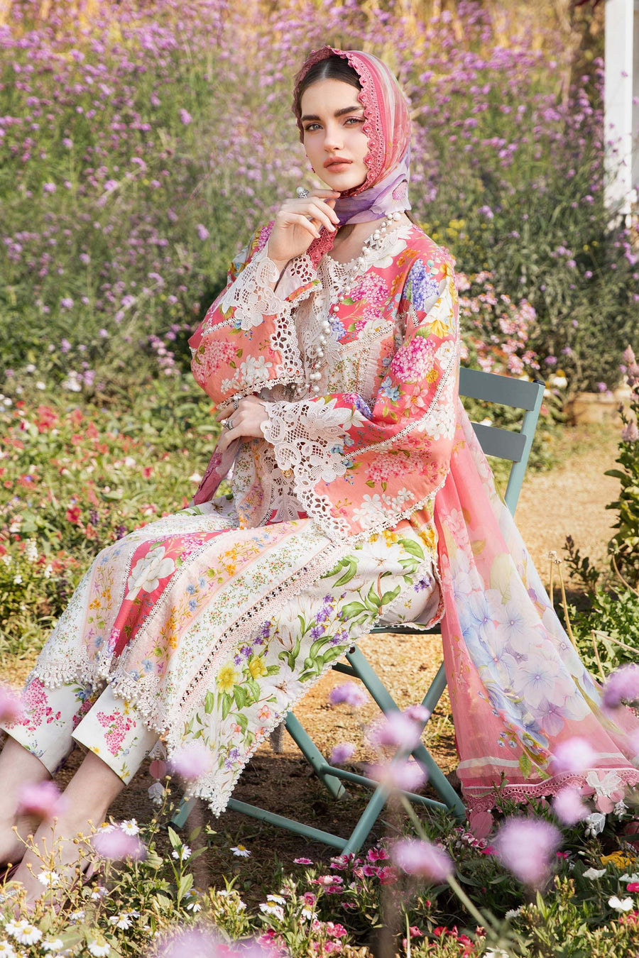 M Print Lawn Fancy