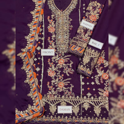 Maria B Chiffon Fancy