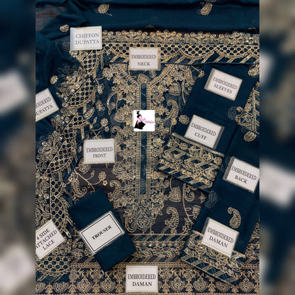 Asim Jofa Chiffon Fancy