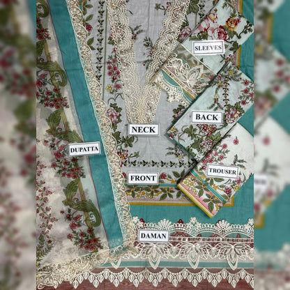 M Print Lawn Fancy