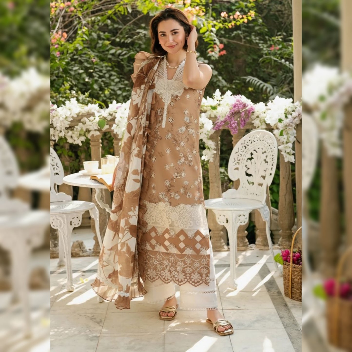 Asifa & Nabeel Lawn Fancy