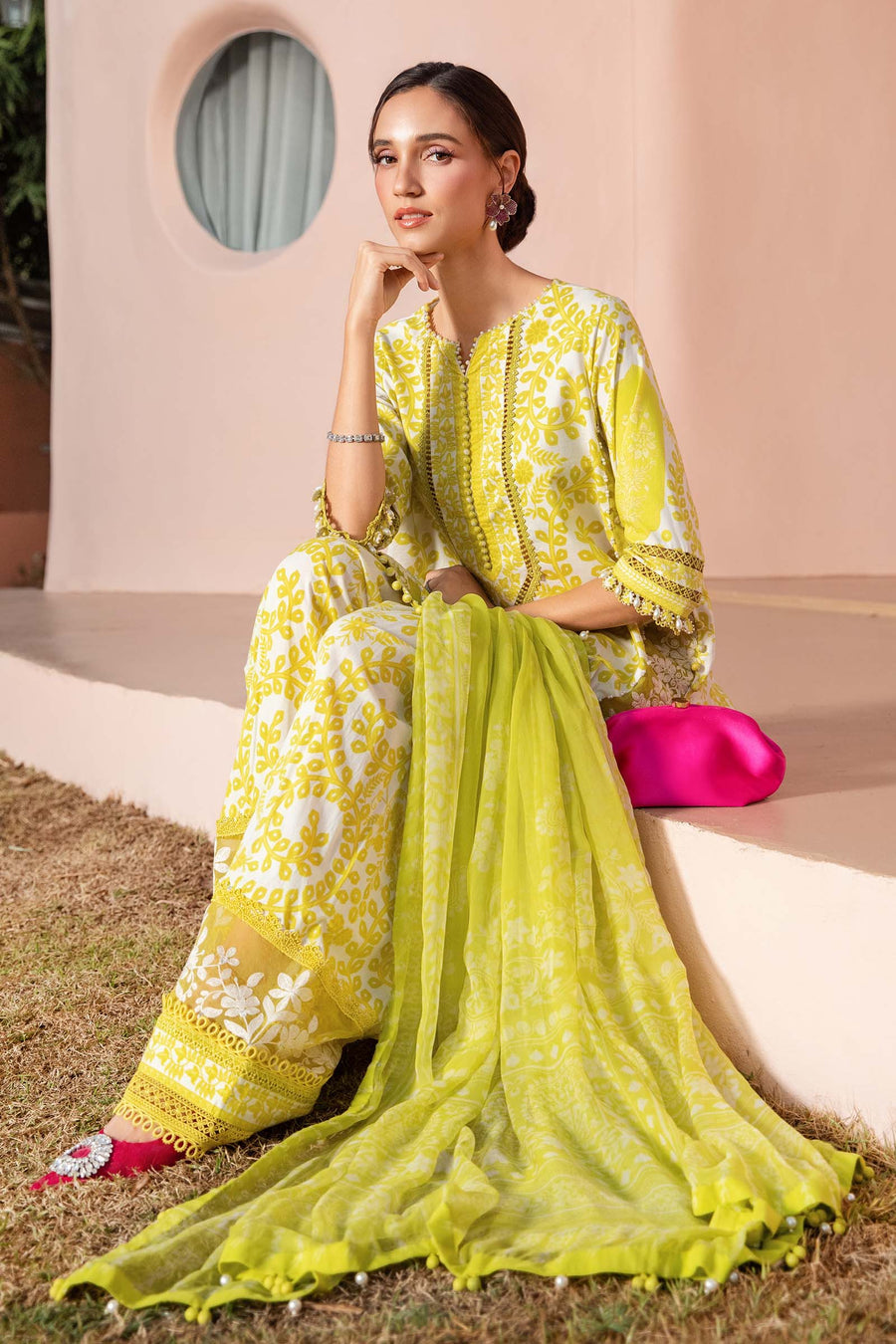 M Print Lawn Fancy