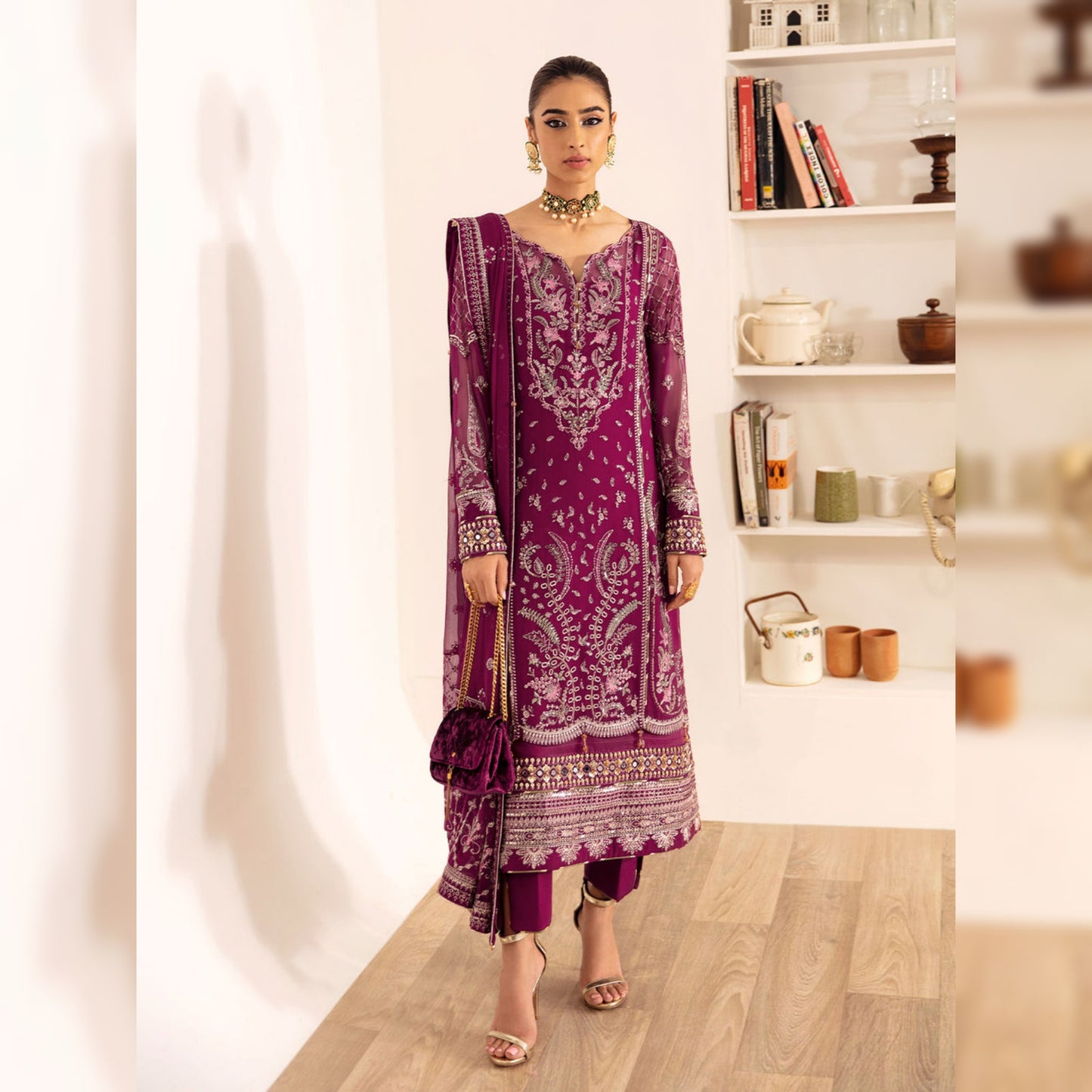 Gulaal Chiffon Fancy